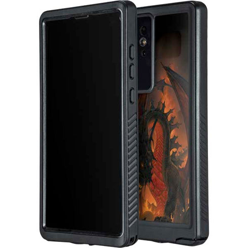 Fireball Dragon by Vincent Hie Galaxy S24 Ultra Waterproof Case