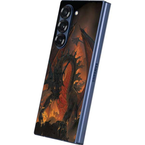 Fireball Dragon by Vincent Hie Galaxy Z Fold6 Skin