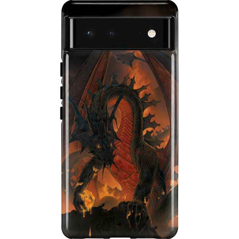 Fireball Dragon by Vincent Hie Pixel Cases