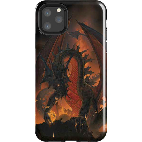 Fireball Dragon by Vincent Hie iPhone Cases