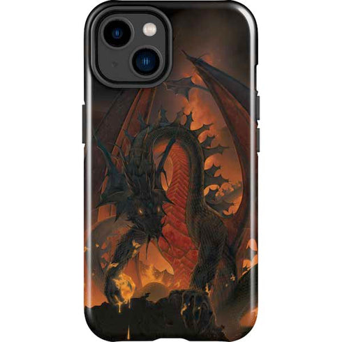 Fireball Dragon by Vincent Hie iPhone 15 Impact Case