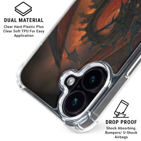 Fireball Dragon by Vincent Hie iPhone 16 MagSafe Case
