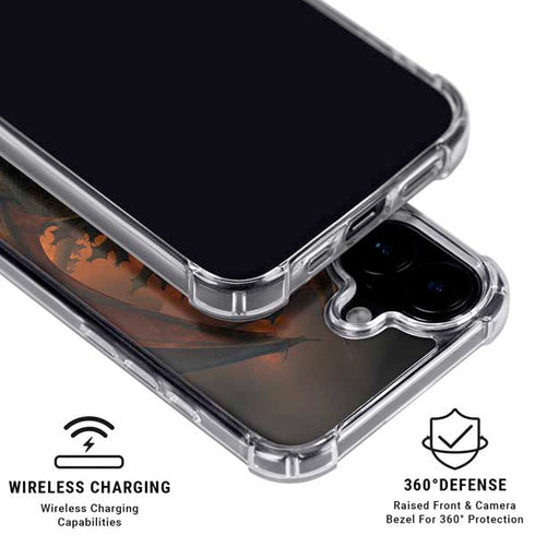 Fireball Dragon by Vincent Hie iPhone 16 Plus MagSafe Case