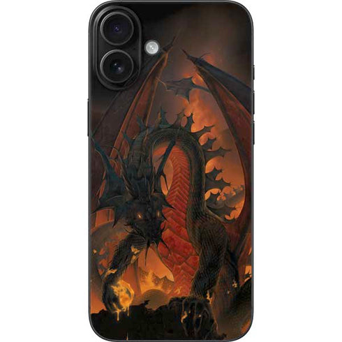 Fireball Dragon by Vincent Hie iPhone 16 Plus Skin