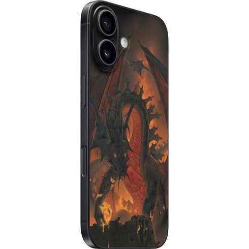 Fireball Dragon by Vincent Hie iPhone 16 Plus Skin