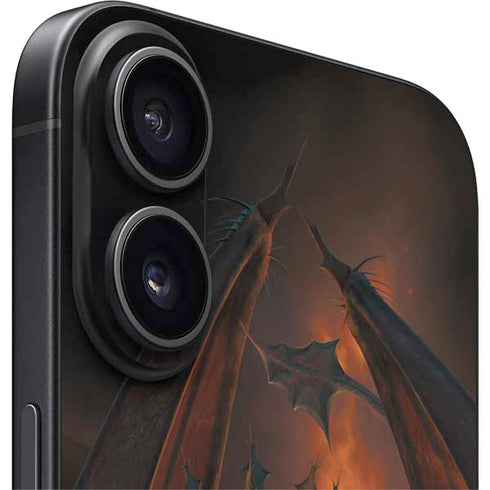 Fireball Dragon by Vincent Hie iPhone 16 Plus Skin