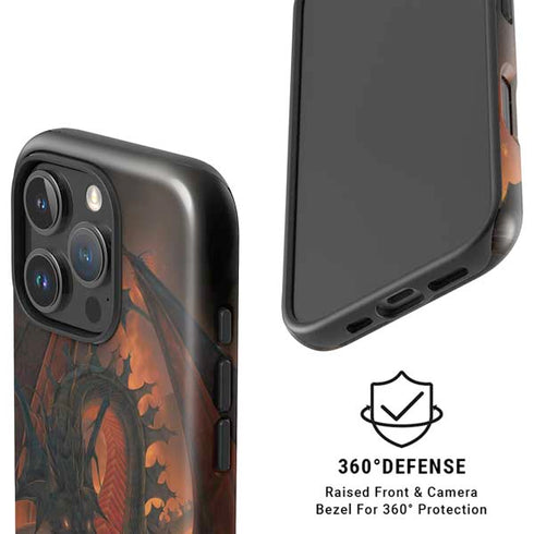 Fireball Dragon by Vincent Hie iPhone 16 Pro Magsafe Impact Case