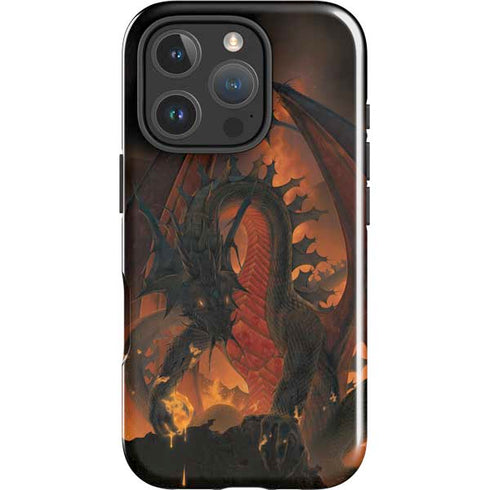 Fireball Dragon by Vincent Hie iPhone 16 Pro Max Impact Case