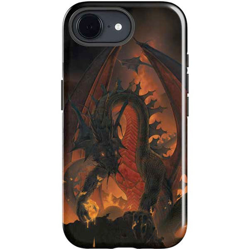 Fireball Dragon by Vincent Hie iPhone 16e Impact Case