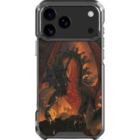 Fireball Dragon by Vincent Hie iPhone 18 Pro Max Clear Case