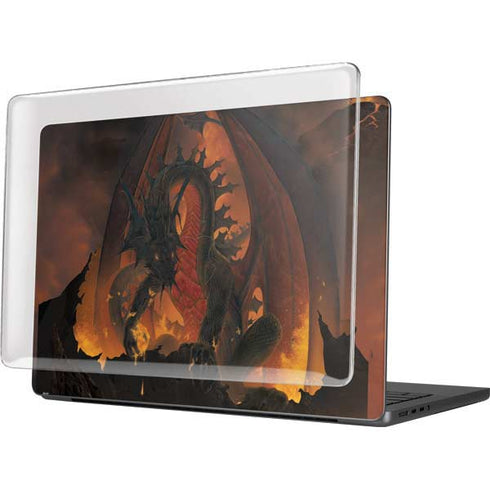 Fireball Dragon by Vincent Hie MacBook Pro 14in (2021-24) Case plus Skin
