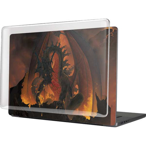 Fireball Dragon by Vincent Hie MacBook Cases