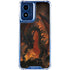 Fireball Dragon by Vincent Hie Moto G 5G (2024) Clear Case