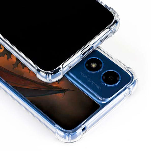 Fireball Dragon by Vincent Hie Moto G Play 4G (2024) Clear Case