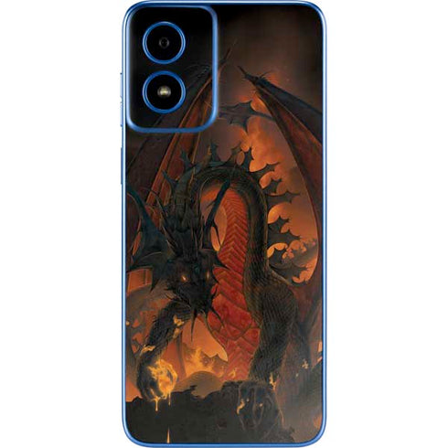 Fireball Dragon by Vincent Hie Moto G Play 4G (2024) Skin