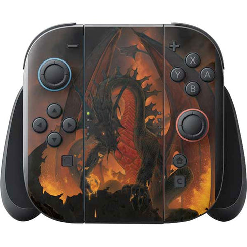 Fireball Dragon by Vincent Hie Nintendo Switch 2 (2025) with Joy-Con Skin