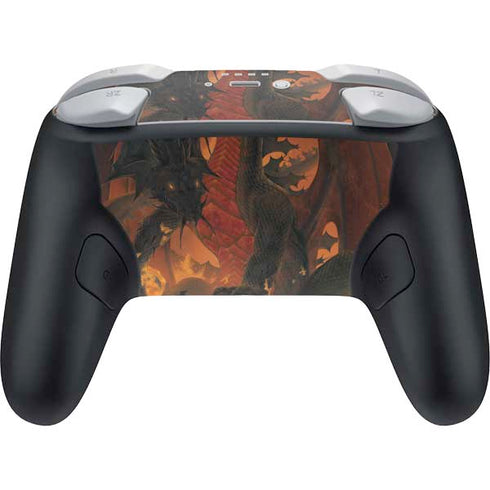 Fireball Dragon by Vincent Hie Nintendo Switch 2 (2025) Pro Controller Skin