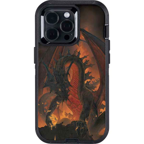 Fireball Dragon by Vincent Hie Otterbox Defender iPhone Skin