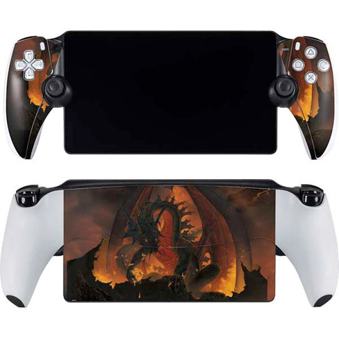 Fireball Dragon by Vincent Hie PlayStation Portal Remote Player Skin