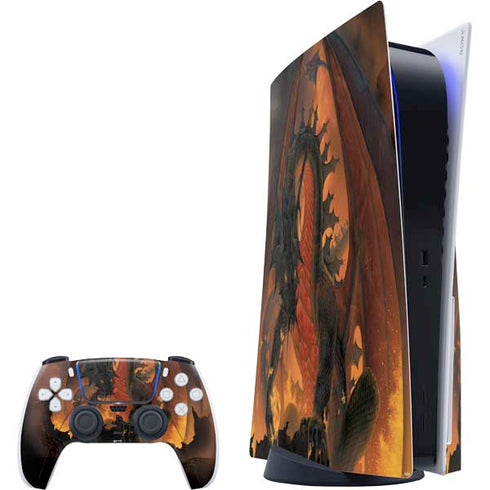 Fireball Dragon by Vincent Hie PlayStation PS5 Skins