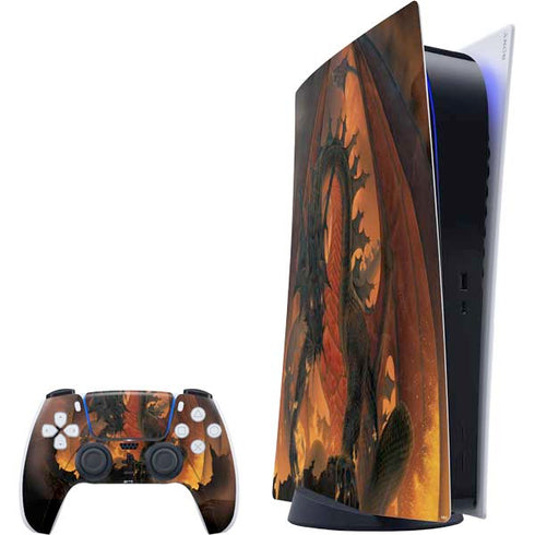 Fireball Dragon by Vincent Hie PlayStation PS5 Skins