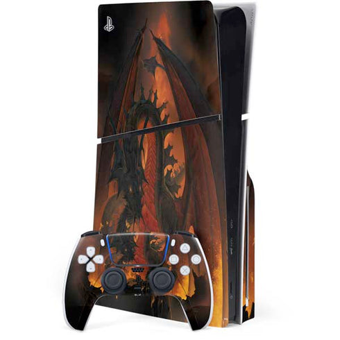 Fireball Dragon by Vincent Hie PlayStation PS5 Skins