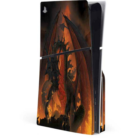 Fireball Dragon by Vincent Hie PlayStation PS5 Skins