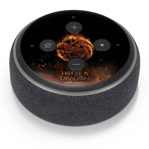 HBO House of the Dragon Flaming Tararyen Sigil Amazon Echo Dot Skin