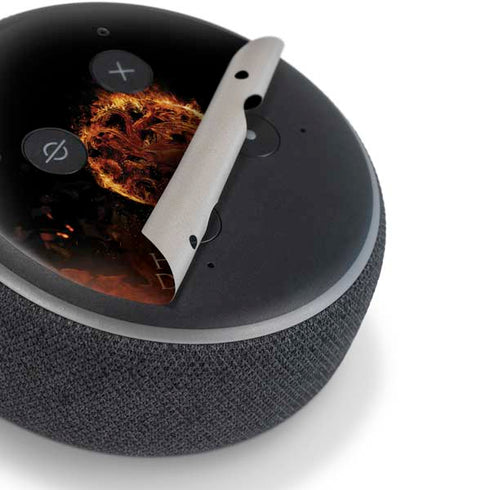 HBO House of the Dragon Flaming Tararyen Sigil Amazon Echo Dot Skin