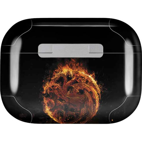 HBO House of the Dragon Flaming Tararyen Sigil Apple AirPods Pro Skin