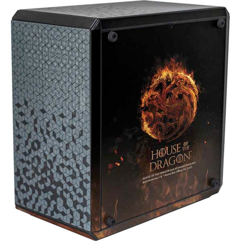 HBO House of the Dragon Flaming Tararyen Sigil Cooler Master MasterBox Q300L Mini Tower Skin