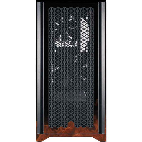 HBO House of the Dragon Flaming Tararyen Sigil Corsair 4000D Tempered Glass Mid-Tower ATX Case Skin