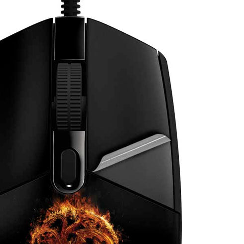 HBO House of the Dragon Flaming Tararyen Sigil G203 Prodigy RGB Wired Gaming Mouse Skin