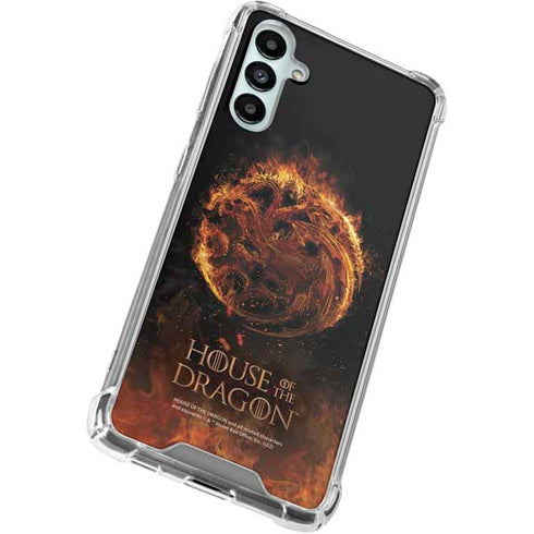 HBO House of the Dragon Flaming Tararyen Sigil Gabb Phone 4 Clear Case