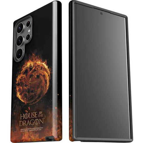 HBO House of the Dragon Flaming Tararyen Sigil Galaxy S23 Ultra Pro Case