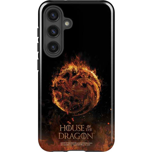 HBO House of the Dragon Flaming Tararyen Sigil Galaxy S25 Impact Case