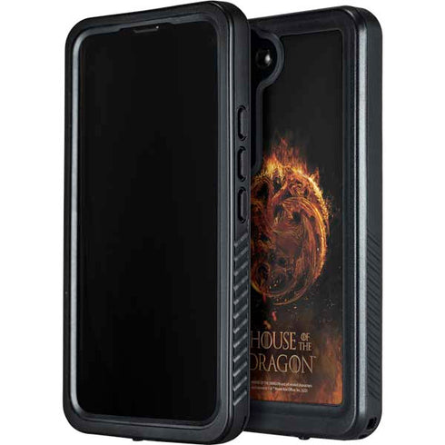 HBO House of the Dragon Flaming Tararyen Sigil Galaxy S24 Plus Waterproof Case