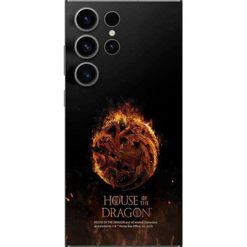 HBO House of the Dragon Flaming Tararyen Sigil Galaxy S25 Ultra Skin