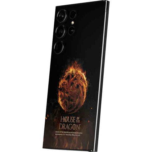 HBO House of the Dragon Flaming Tararyen Sigil Galaxy S25 Ultra Skin