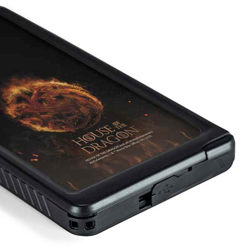 HBO House of the Dragon Flaming Tararyen Sigil Galaxy S24 Ultra Waterproof Case