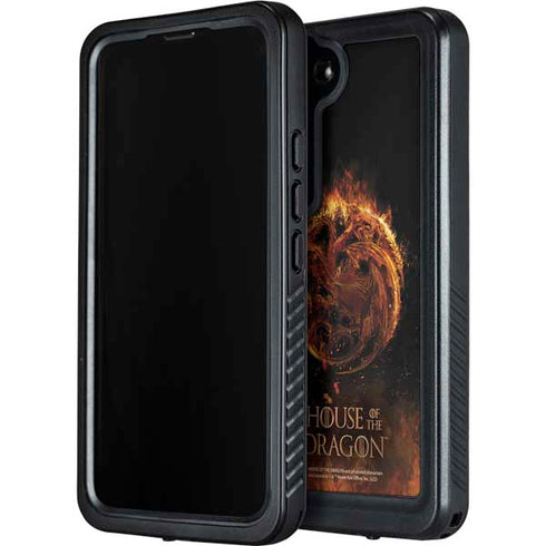 HBO House of the Dragon Flaming Tararyen Sigil Galaxy S24 Waterproof Case