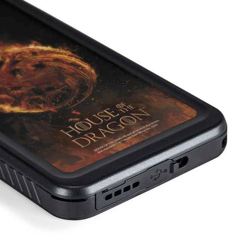 HBO House of the Dragon Flaming Tararyen Sigil Galaxy S24 Waterproof Case