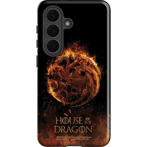 HBO House of the Dragon Flaming Tararyen Sigil Galaxy S26 Plus Impact Case