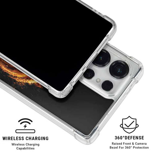 HBO House of the Dragon Flaming Tararyen Sigil Galaxy S26 Ultra Clear Case