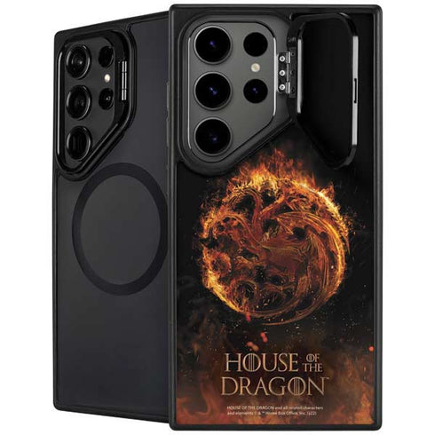 HBO House of the Dragon Flaming Tararyen Sigil Galaxy S26 Ultra Kickstand Case