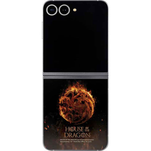 HBO House of the Dragon Flaming Tararyen Sigil Galaxy Z Flip6 Skin