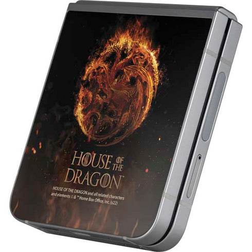 HBO House of the Dragon Flaming Tararyen Sigil Galaxy Z Flip6 Skin