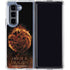HBO House of the Dragon Flaming Tararyen Sigil Galaxy Z Fold5 5G Clear Case