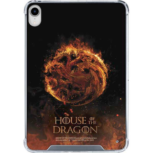 HBO House of the Dragon Flaming Tararyen Sigil iPad 11th Gen (2025) Clear Case