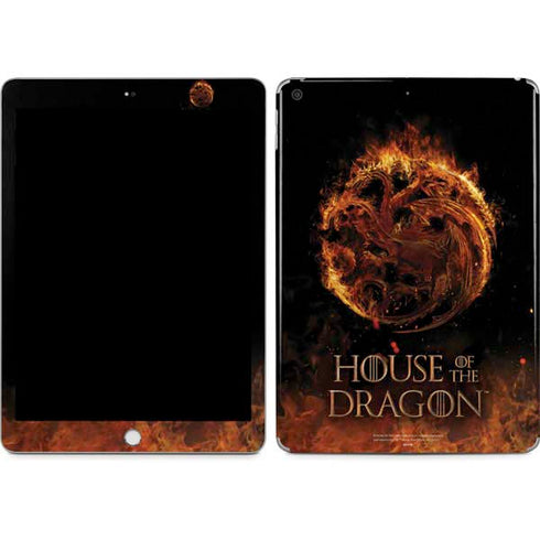 HBO House of the Dragon Flaming Tararyen Sigil Apple iPad Skin